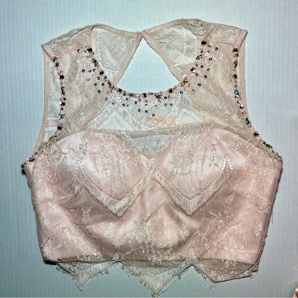 Alex & Sophia Pink 2-Piece Dress Size 1/2 - Picture 3 of 8